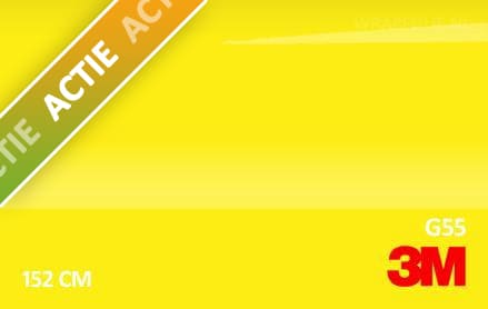 0.61 mtr 3M G55 Gloss Lucid Yellow