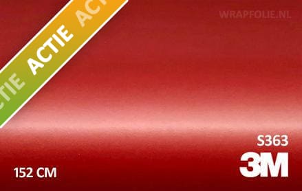 0.78 mtr 3M S363 Satin Smoldering Red