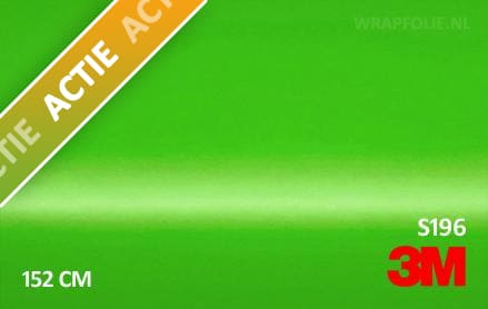 0.8 mtr 3M S196 Satin Apple Green