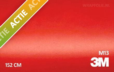 0.80 mtr 3M M13 Matte Hotrod Red