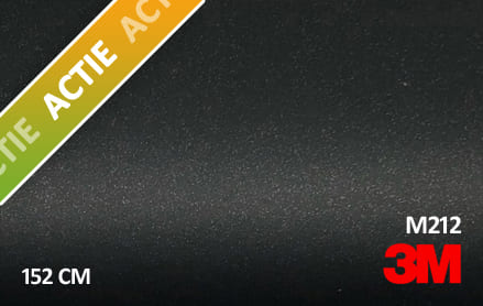 0.82 mtr 3M M212 Matte Black Metallic