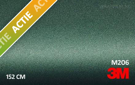 0.9 mtr 3M M206 Matte Pine Green Metallic
