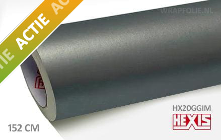 0.75 mtr Hexis HX20GGIM Frozen Grey Matt