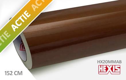 1.07 mtr Hexis HX20MMAB Marrakech Brown Gloss